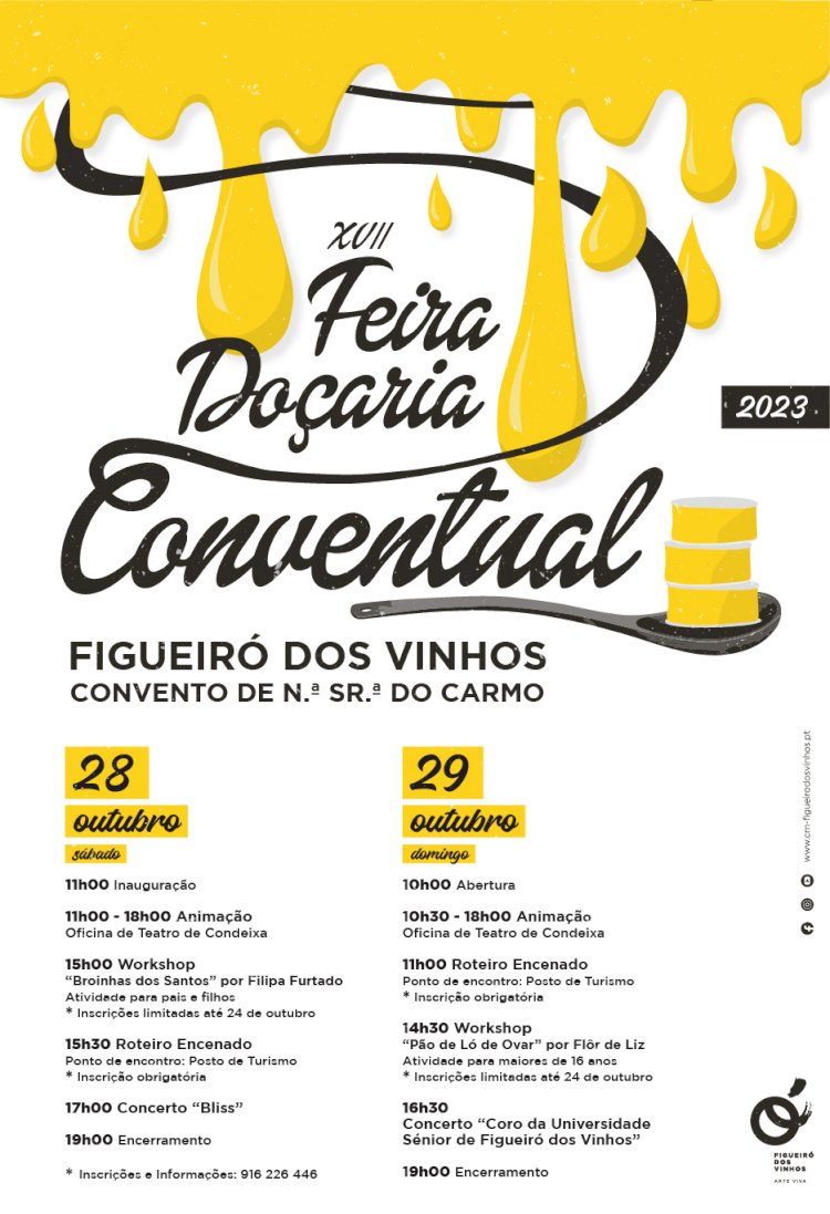 XVII Feira de Doçaria Conventual de Figueiró dos Vinhos volta de novo com 15 doceiros
