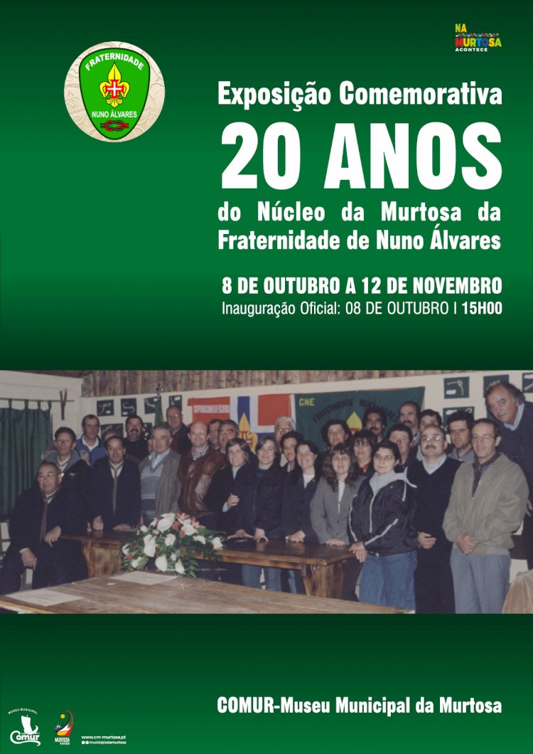 Exposição Celebra os 20 Anos do Núcleo da Murtosa da Fraternidade De Nuno Álvares