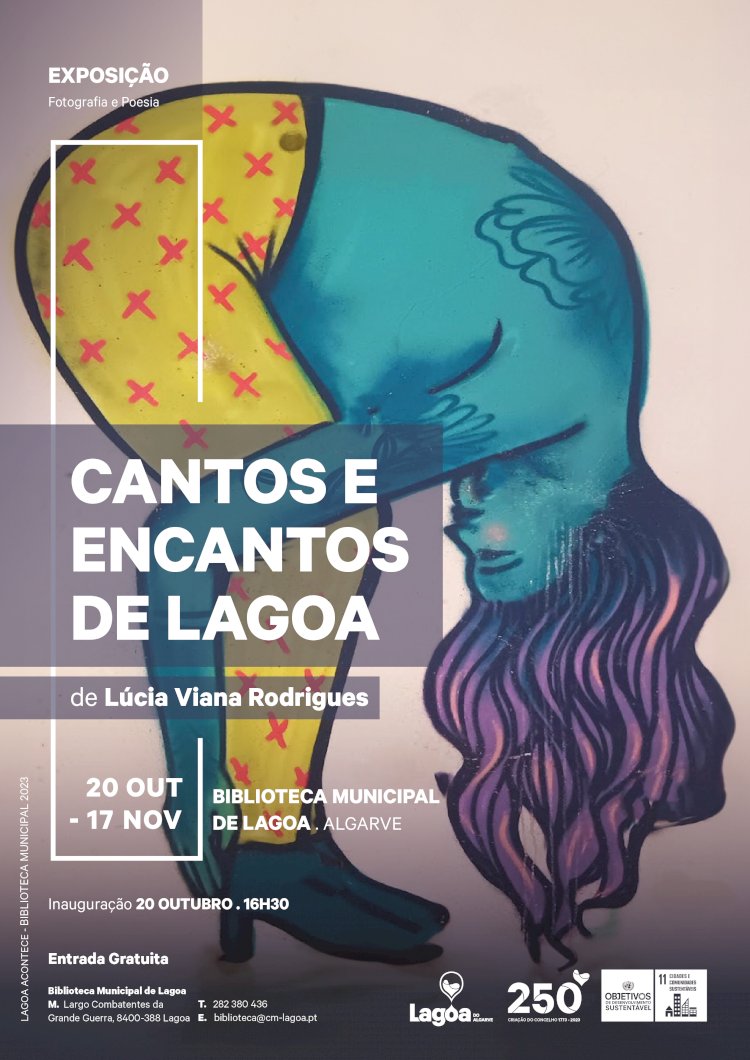 "Cantos e Encantos de Lagoa” - Exposição de Fotografia e Poesia na Biblioteca Municipal de Lagoa