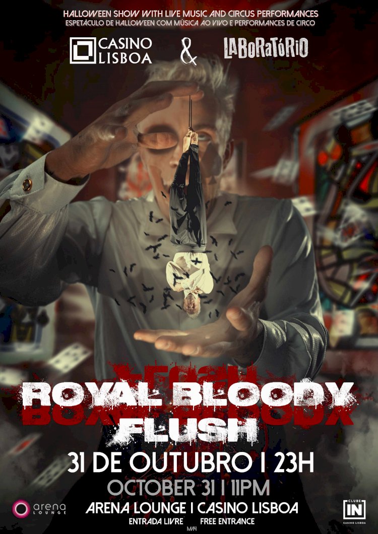 Noite de Halloween no Casino Lisboa com o espectáculo "Royal Bloody Flush"