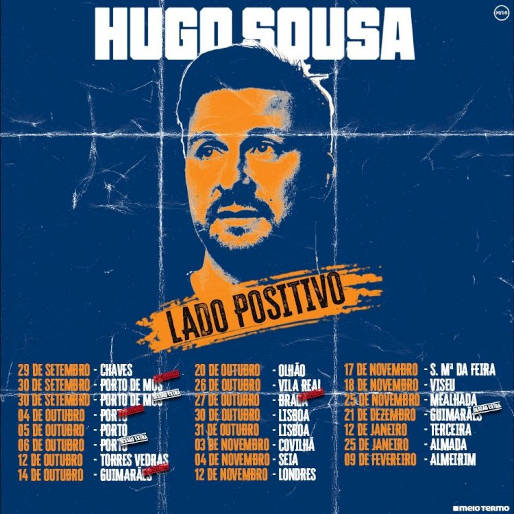 Hugo Sousa em Lado Positivo na Covilhã, em Seia e em Viseu