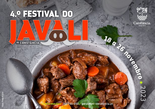 Já está a decorrer o 4º Festival do Javali em Constância