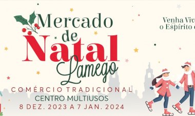 Pista de gelo é a grande atracção de Natal em Lamego