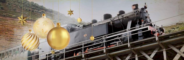 O Comboio Histórico de Natal da CP Ilumina o Caminho Entre Porto e Ermesinde