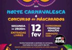 A folia do Carnaval anima o centro da cidade com Noite Carnavalesca