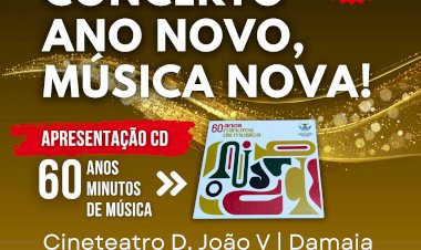 13 Janeiro | Concerto de Ano Novo da SFCIA | Música | Cineteatro D. João V
