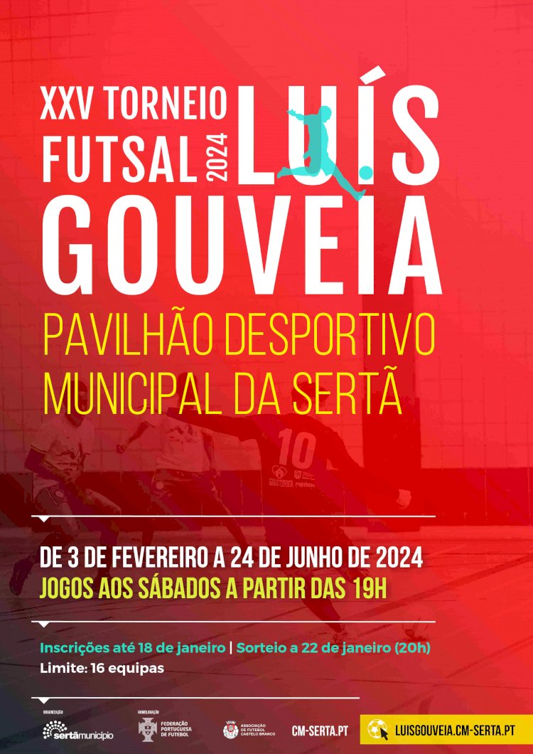 Torneio de Futsal Luís Gouveia regressa a 3 de Fevereiro