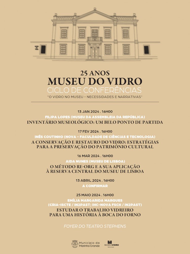 Museu do Vidro recebe conferência sobre “Inventário Museológico”