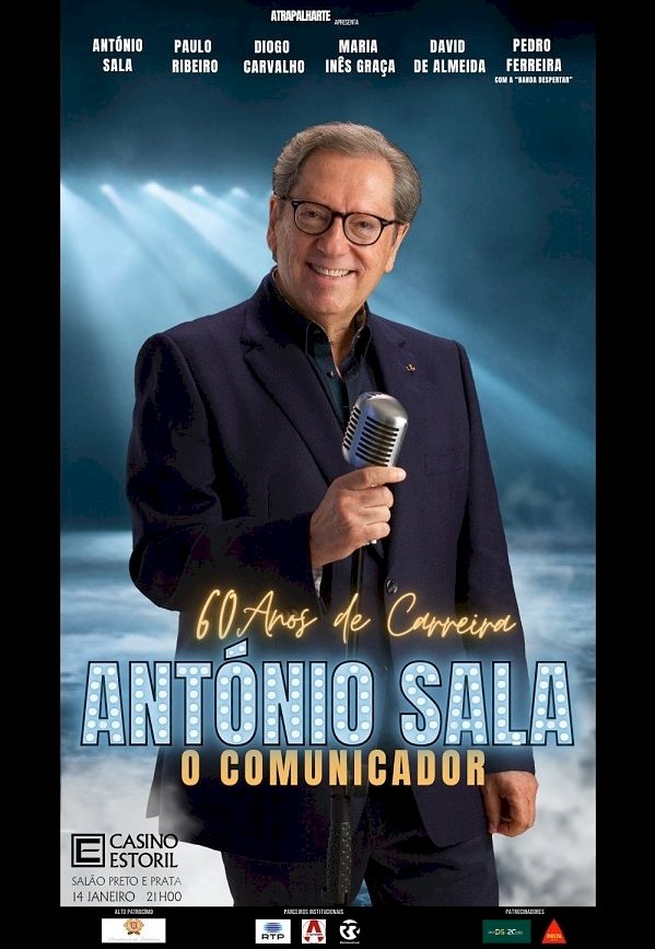 “António Sala, o Comunicador - 60 Anos de Carreira”, no Casino do Estoril