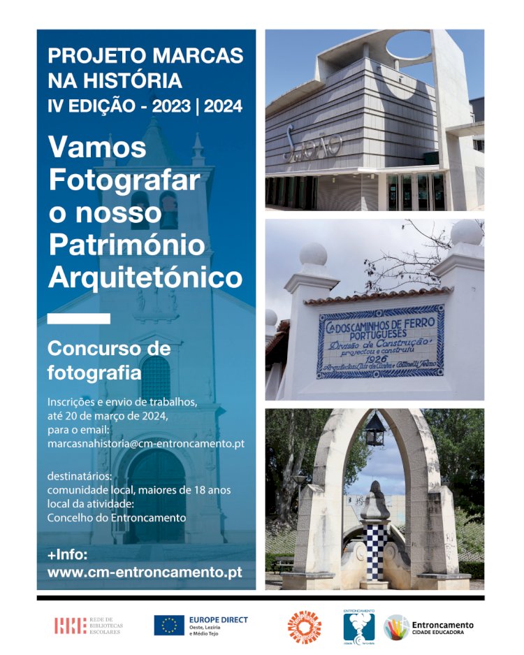 4.ª edição Marcas na História "Vamos fotografar o nosso património arquitectónico"
