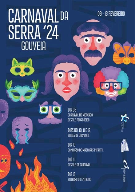 Carnaval da Serra é em Gouveia, de 08 a 13 de Fevereiro de 2024