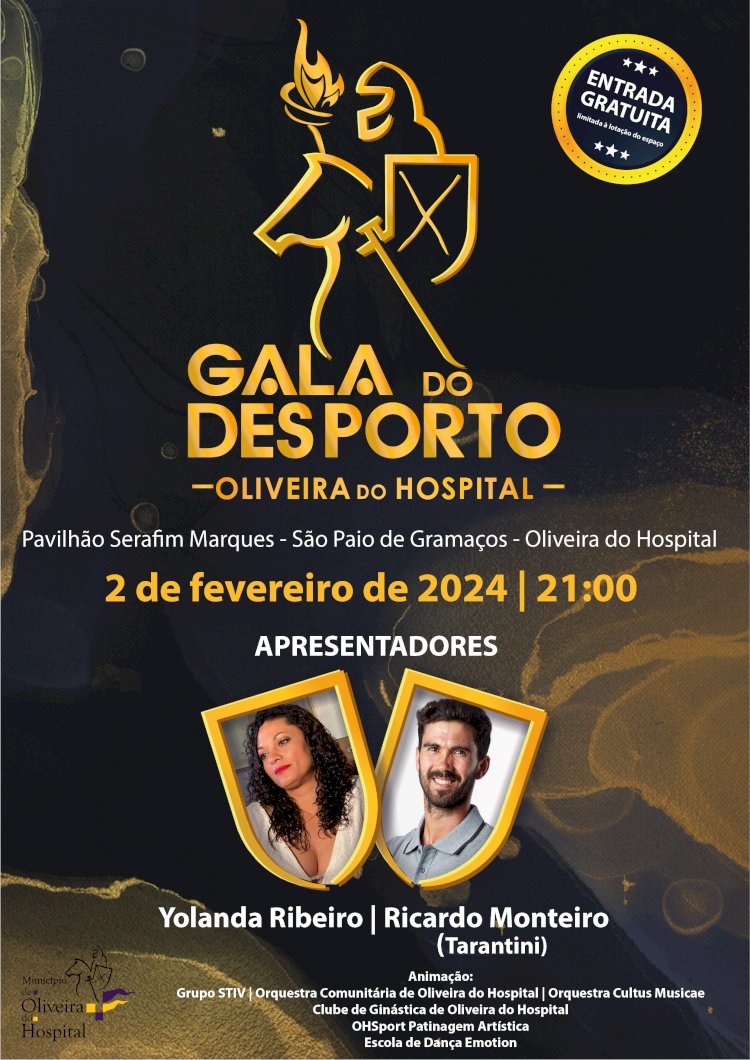 Gala do Desporto de Oliveira do Hospital - 2 de Fevereiro