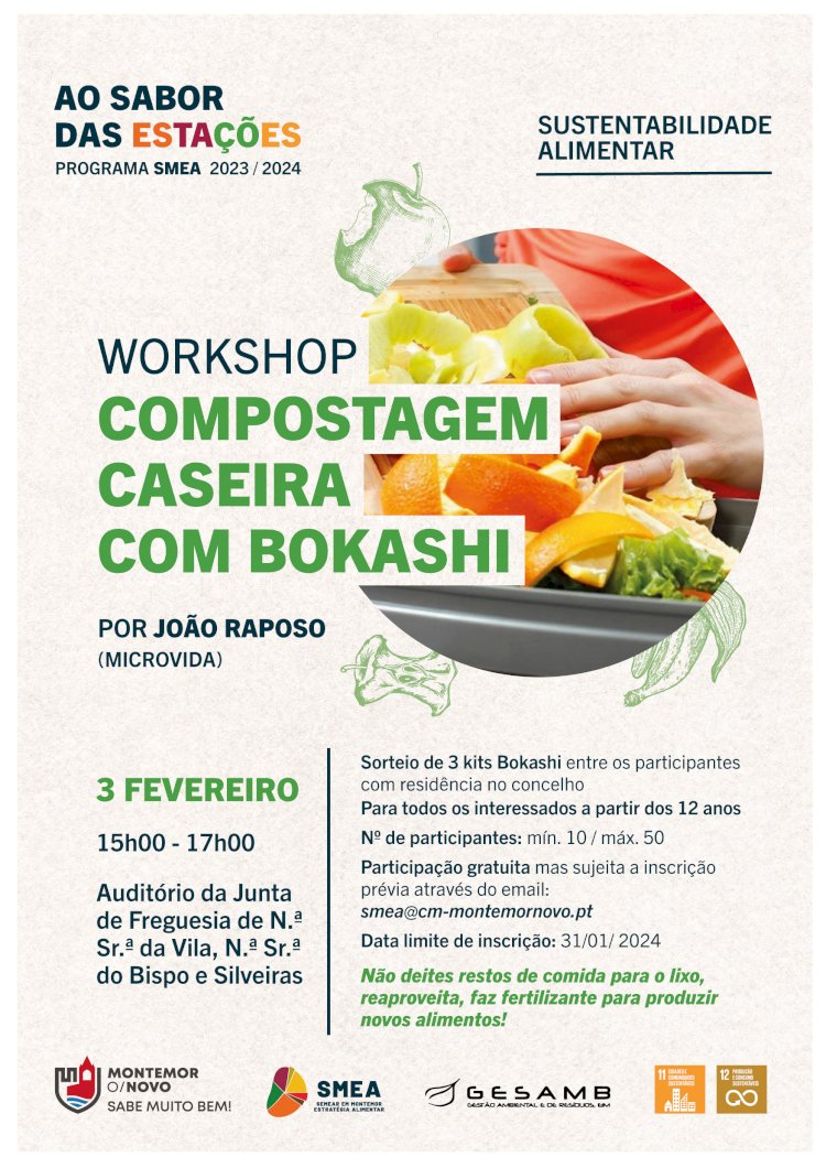 Workshop de Compostagem Caseira com Bokashi