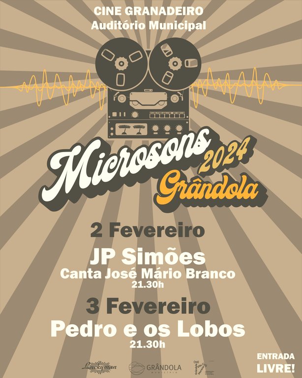 O Festival Microsons está a chegar a Grândola com  JP Simões e Pedro e os Lobos
