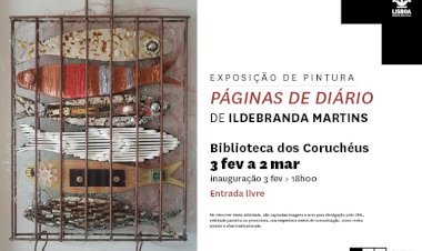 "Páginas do Diário" de Ildebranda Martins na Biblioteca dos Coruchéus em Lisboa