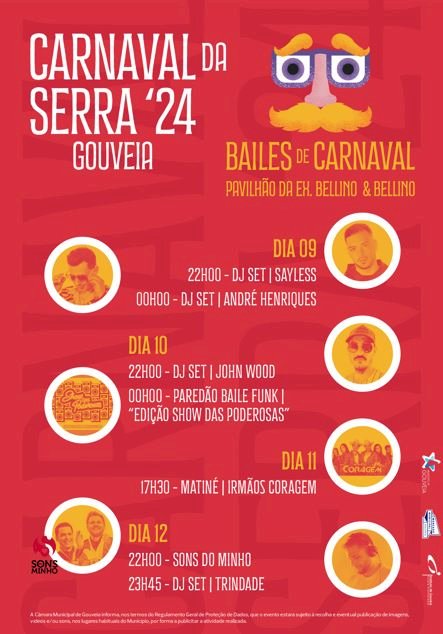 Carnaval da Serra é em Gouveia | Bailes de Carnaval