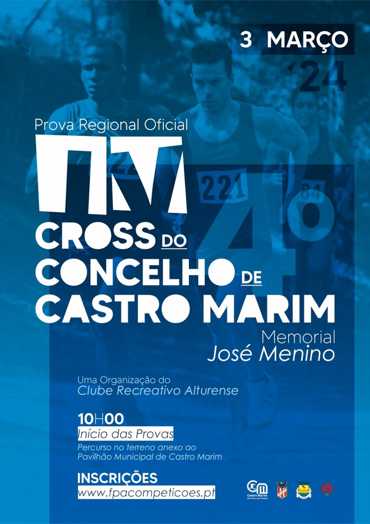 Cross “Memorial José Menino” e Prova Regional de Corta-mato em Castro Marim