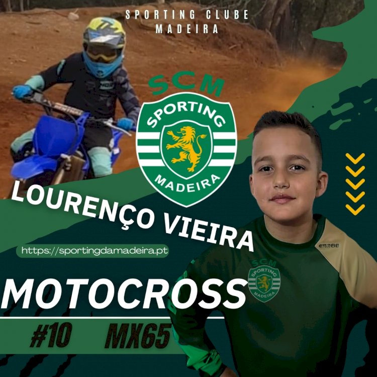 Lourenço Vieira acelera pelo Sporting Clube da Madeira