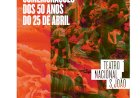 Teatro Nacional São João celebra os 50 anos do 25 de Abril com programação especial