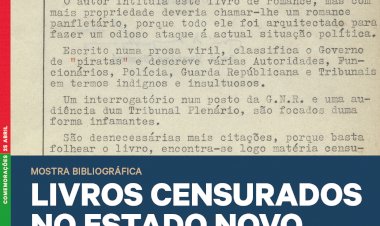 "Livros Censurados no Estado Novo" | Biblioteca Municipal de Lagoa