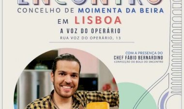 Chef Fábio Bernardino no Encontro do Concelho de Moimenta da Beira em Lisboa