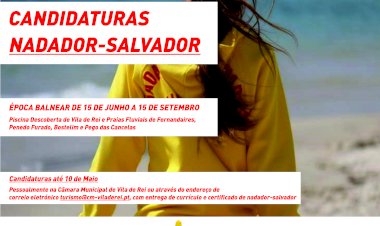 Município de Vila de Rei procura nadadores-salvadores para época balnear de 2024