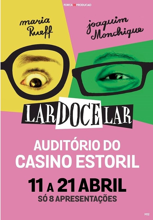 Joaquim Monchique e Maria Rueff em “Lar Doce Lar” no Auditório do Casino Estoril