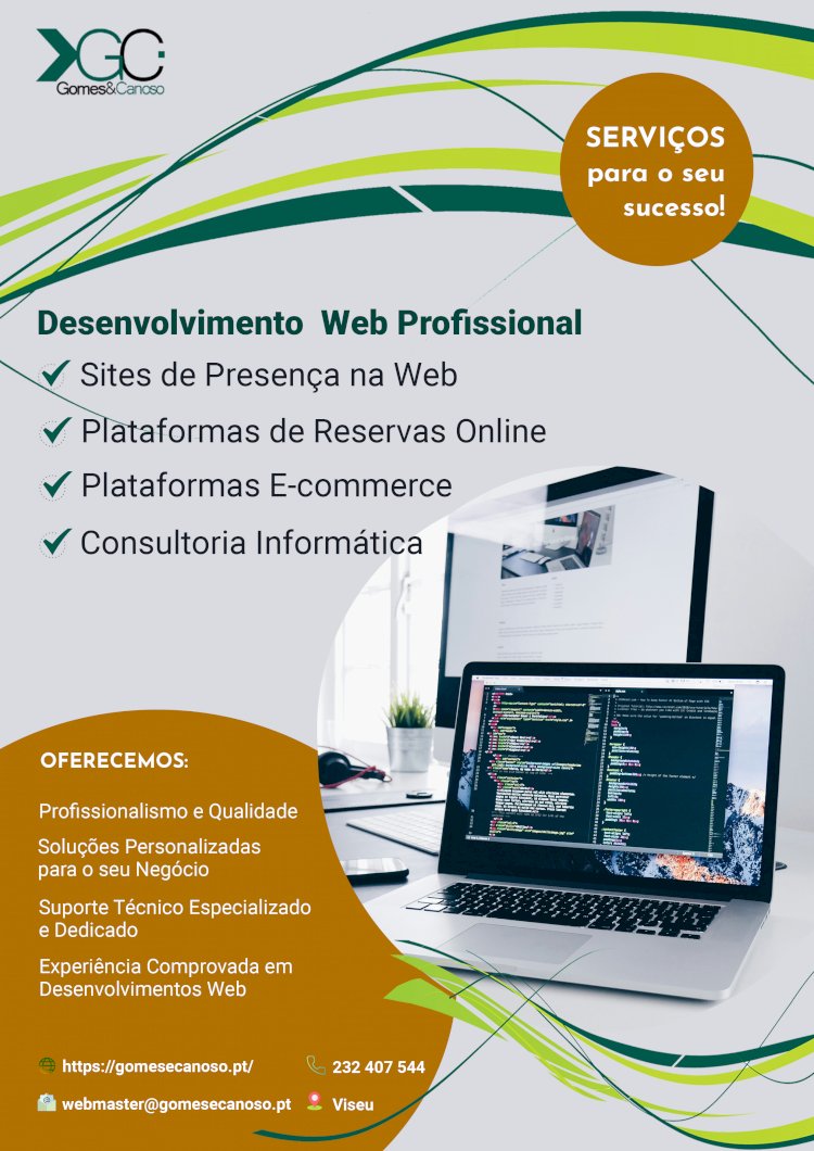 Desenvolvimento Web Profissional | Gomes & Canoso, Lda.