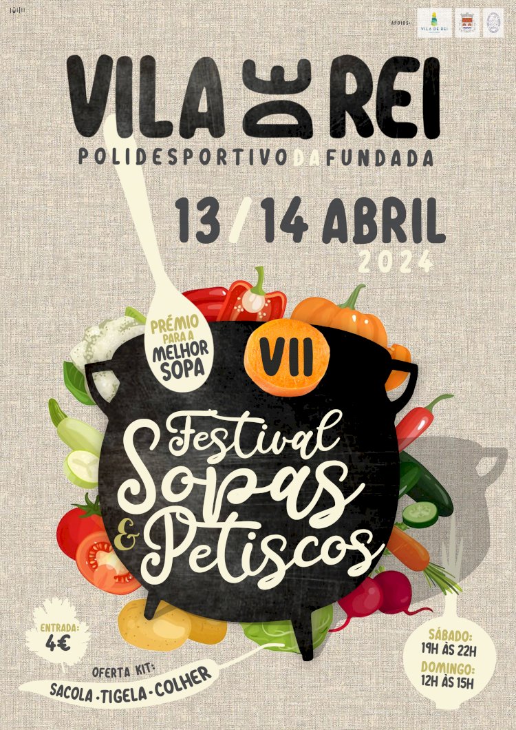 Festival das Sopas e Petiscos de Vila de Rei regressa já este fim-de-semana!