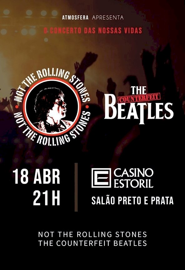 The Rolling Stones e The Beatles têm noite de tributo no Casino Estoril a 18 de Abril