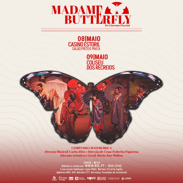 Madame Butterfly em duas récitas em Portugal