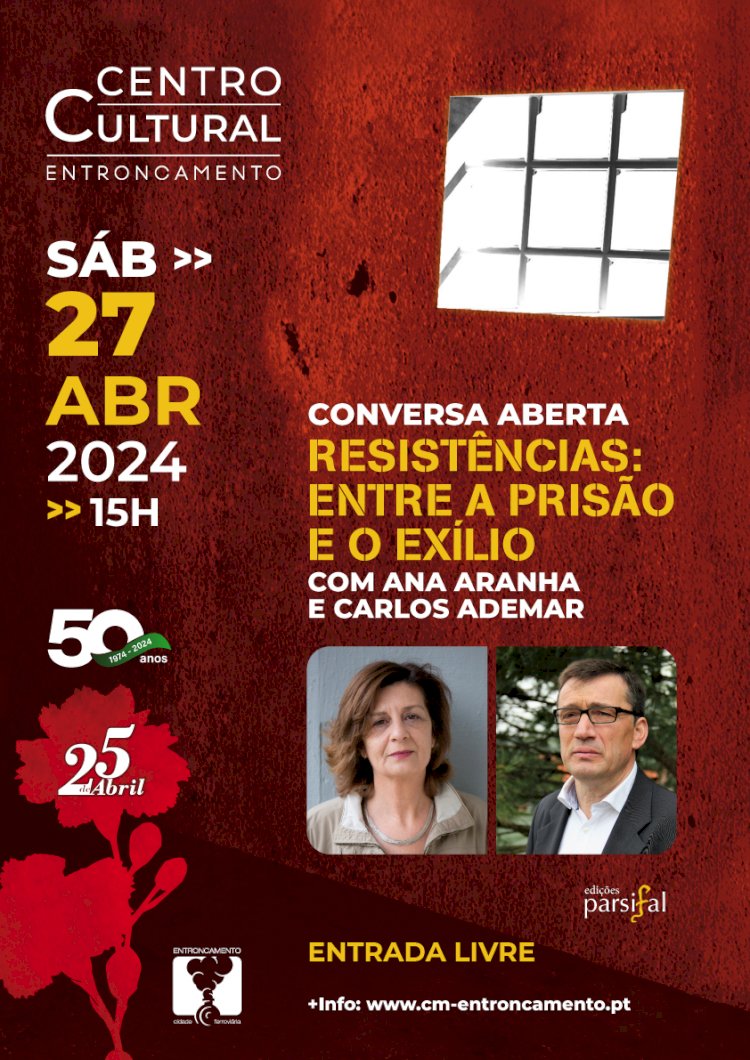 Conversa Aberta “Resistências: Entre a Prisão e o Exílio” com Ana Aranha e Carlos Ademar