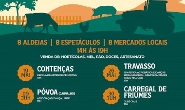 "Aldeia em Festa" leva mercadinhos e espetáculos a oito aldeias de Penacova