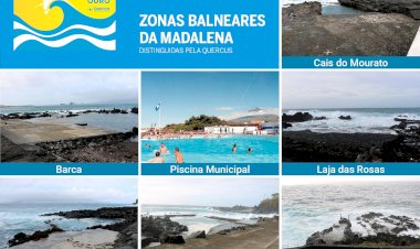 Madalena é o segundo Concelho com mais zonas balneares distinguidas pela Quercus nos Açores