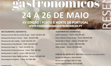 Fim-de-semana gastronómico de 24 a 26 de Maio em Resende