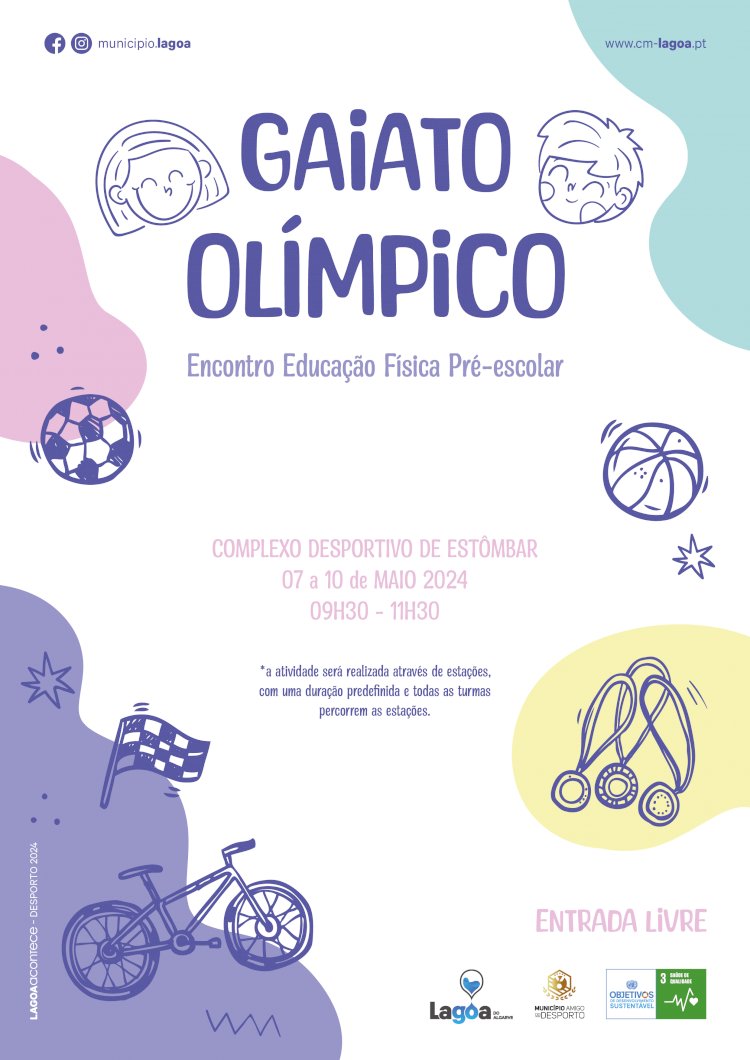 "Gaiato Olímpico" | 07 a 10 de maio
