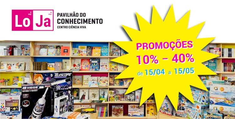 Promoções de Primavera · Descontos na Loja do Pavilhão