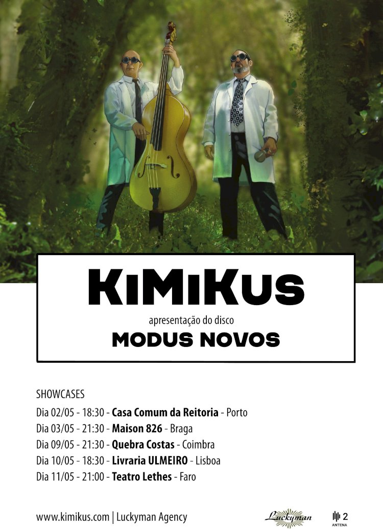 KiMIKus - o novo projecto jazz de Kiko Pereira e Miguel Ângelo