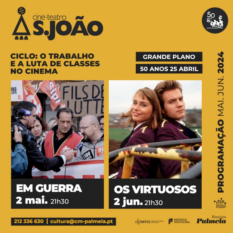 “Ciclo: O Trabalho e a Luta de Classes no Cinema” no Cine-Teatro S. João