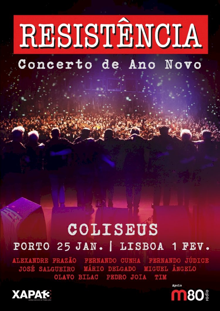A Resistência anuncia "Concerto de Ano Novo" nos Coliseus do Porto e Lisboa