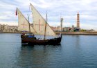 Caravela Vera Cruz volta ao Cais dos Bacalhoeiros