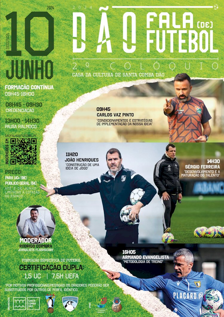 2ª Edição do Dão Fala (de) Futebol, realiza-se dia 10 de Junho