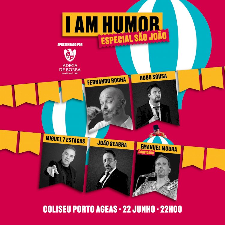 Adega de Borba apresenta ‘I AM Humor’