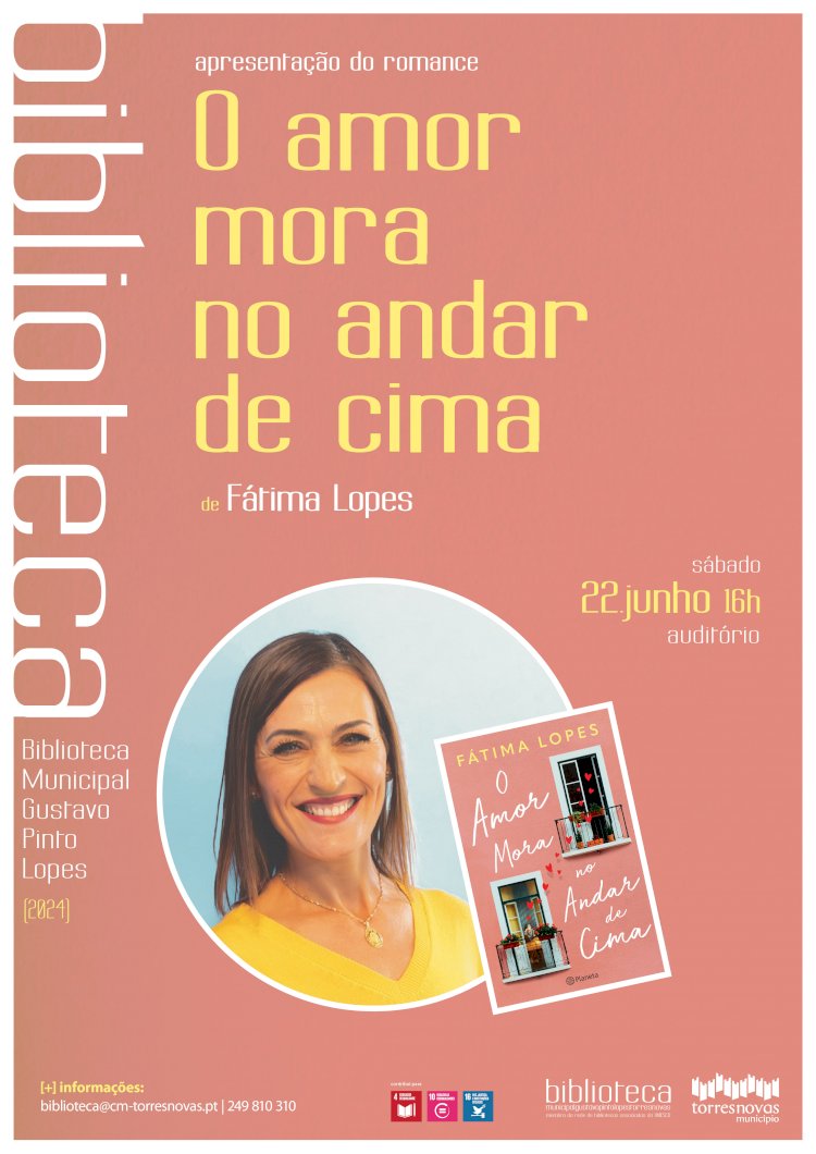 Fátima Lopes apresenta romance "O amor mora no andar de cima" na Biblioteca