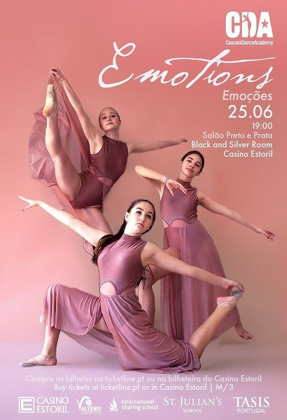 Cascais Dance Academy traz “Emotions” ao Salão Preto e Prata do Casino Estoril