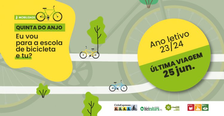 “CicloExpresso”: comboio de bicicletas circula a 25 de Junho – Quinta do Anjo