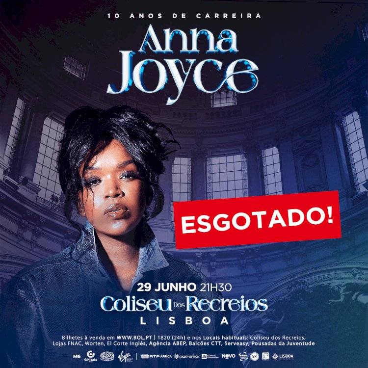 Anna Joyce esgota o Coliseu dos Recreios a dois meses do espectáculo