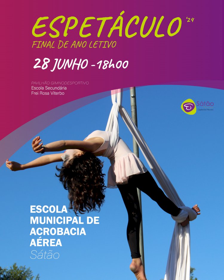 Escola Municipal de Acrobacia Aérea apresenta espectáculo de final de ano lectivo