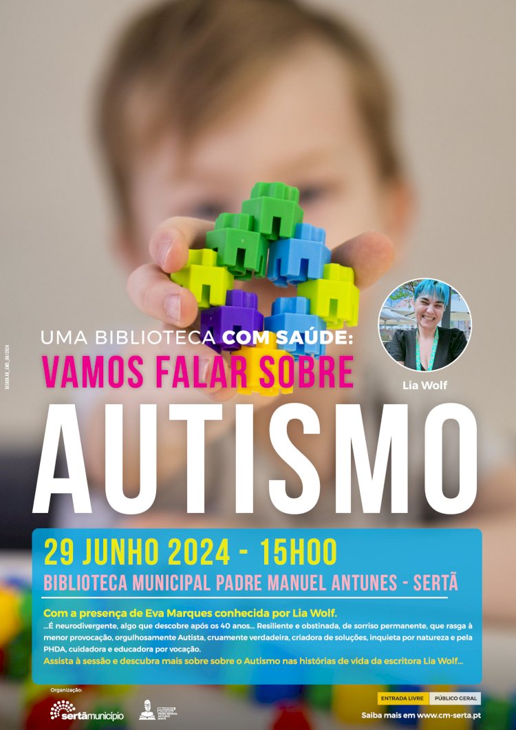 “Uma Biblioteca com Saúde” aborda o Autismo