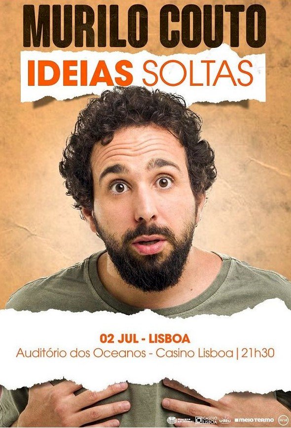 Murilo Couto traz “Ideias Soltas” ao Auditório dos Oceanos do Casino Lisboa